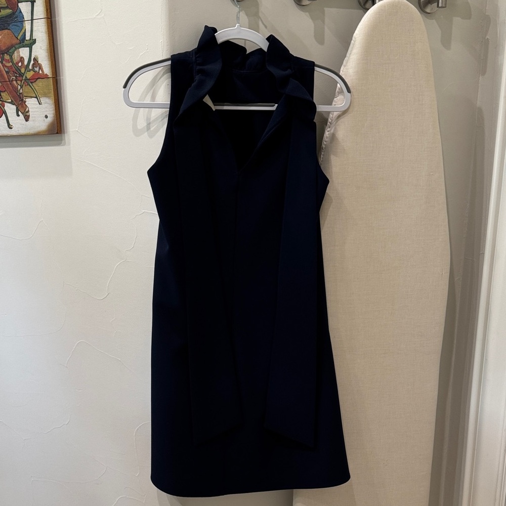 Tuckernuck Navy Bow Mini Dress